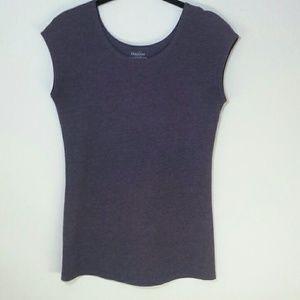 Heirloom Purple Cap Sleeve Shell Made in USA M